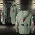 All-Season Supporters Flannel Hoodie, Sport Vibe Hooded Flannel HVN1430PT - Light Green