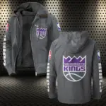 Hoop Passion Squad Flannel Hoodie, Cold Game Day Hoodie HVN1430SK - Gray