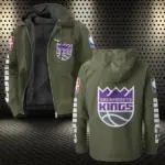 Hoop Passion Squad Flannel Hoodie, Cold Game Day Hoodie HVN1430SK - Green