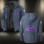 True Fan Nation Flannel Hoodie, Classic Flannel Sport Hoodie HVN1430UJ - Navy Blue