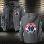 All-Season Hoop Squad Flannel Hoodie, Fan Squad Flannel Hoodie HVN1430WW - Gray