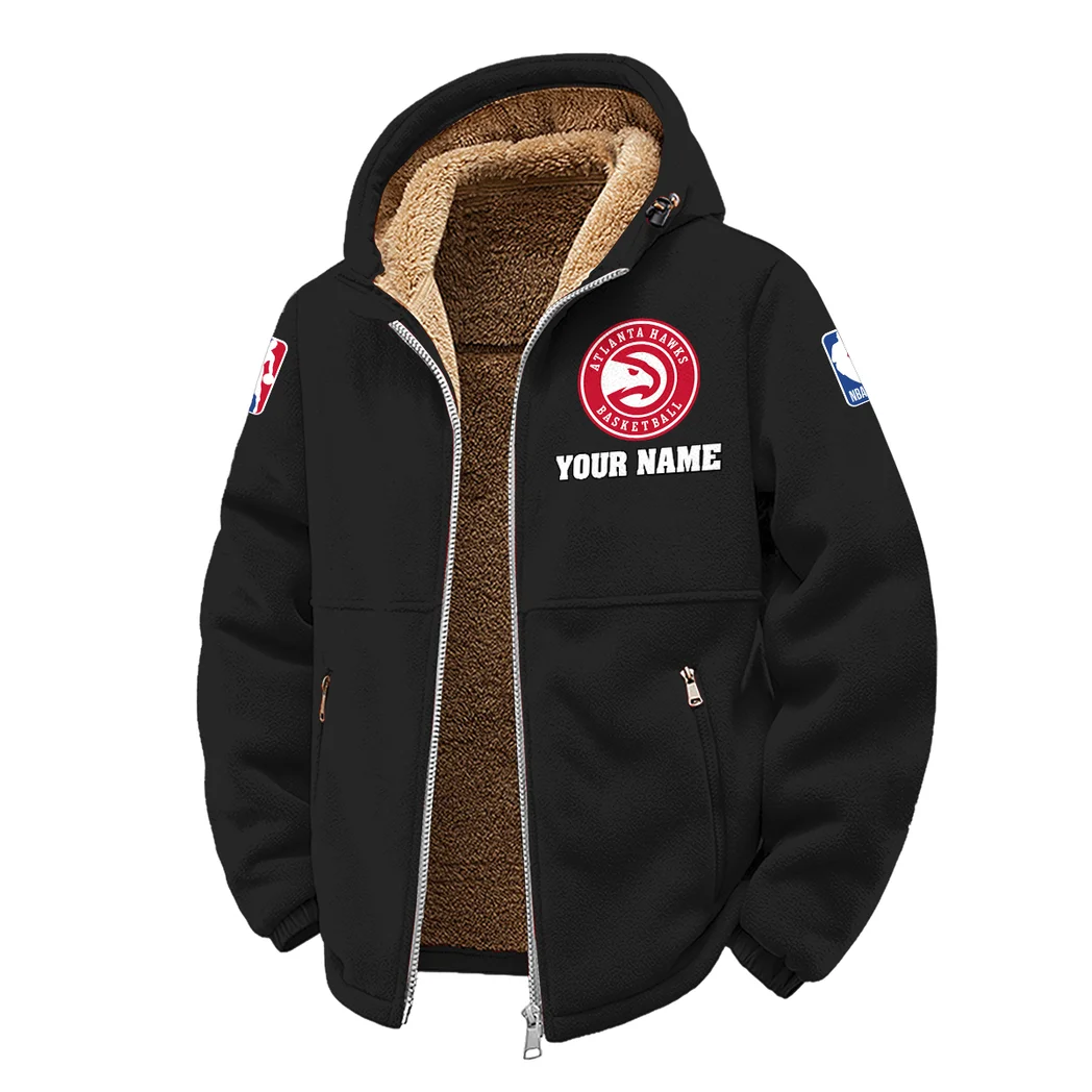 Court Energy Squad Winter Fleece Jacket, Thermal Winter Fleece HVN1432AH - Black - Image 2