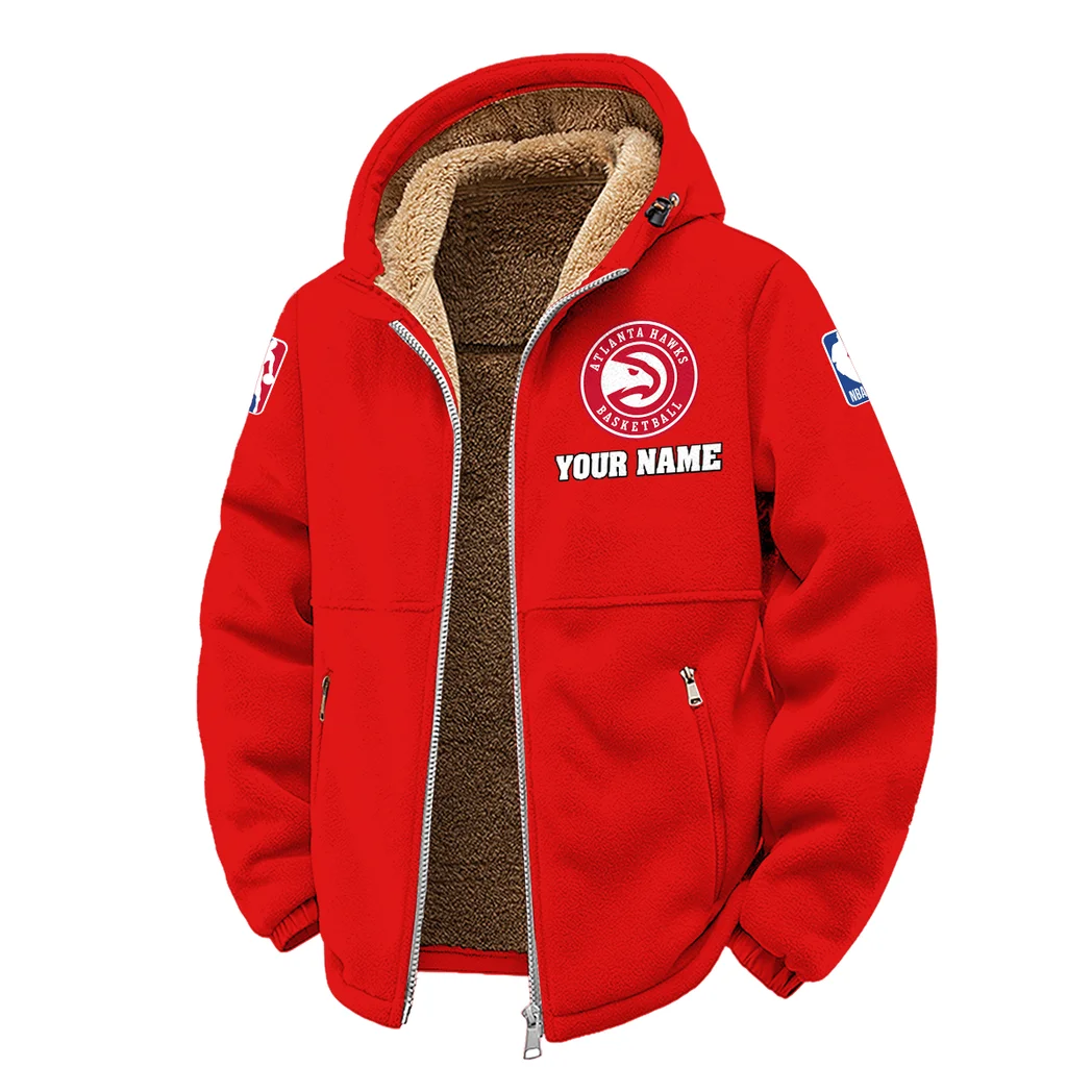 Court Energy Squad Winter Fleece Jacket, Thermal Winter Fleece HVN1432AH - Red - Image 2