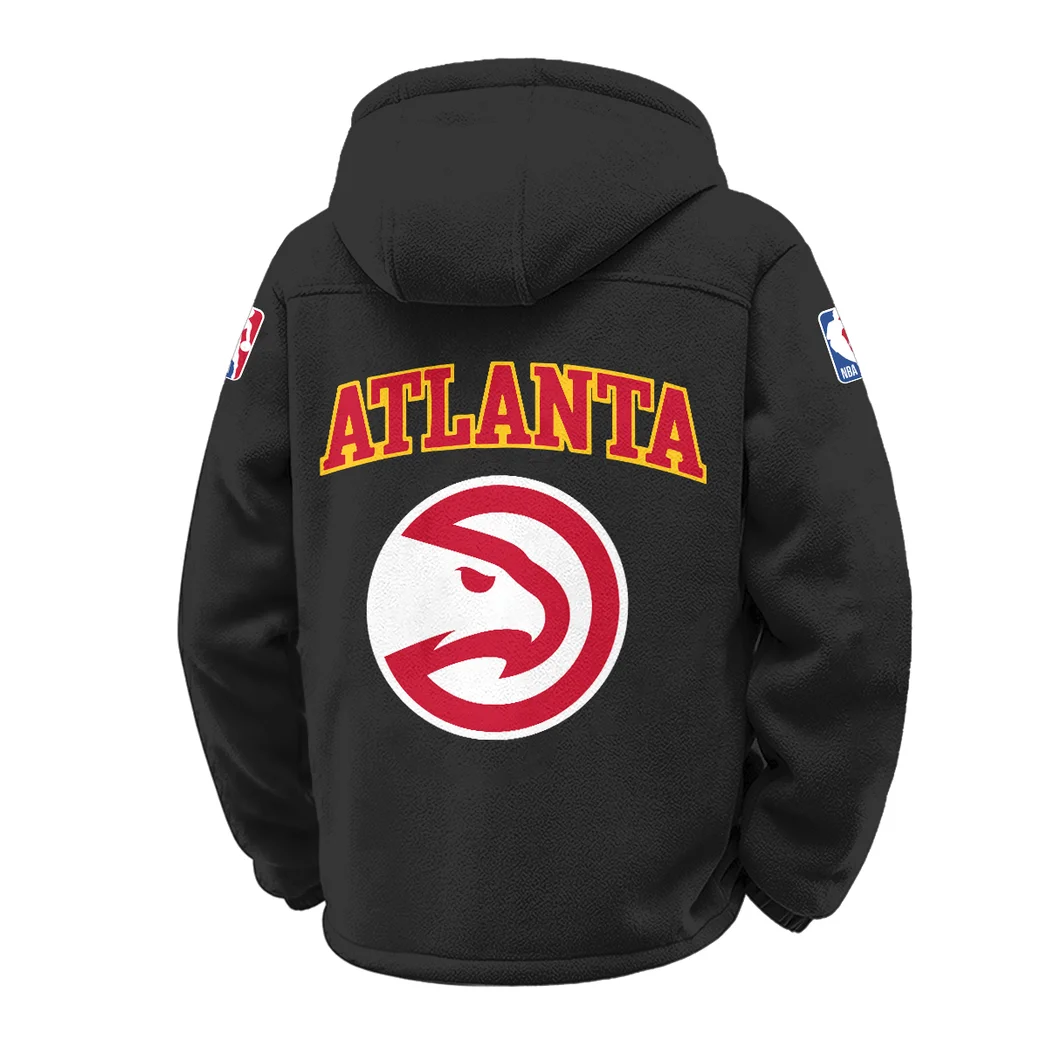 Court Energy Squad Winter Fleece Jacket, Thermal Winter Fleece HVN1432AH - Black - Image 3