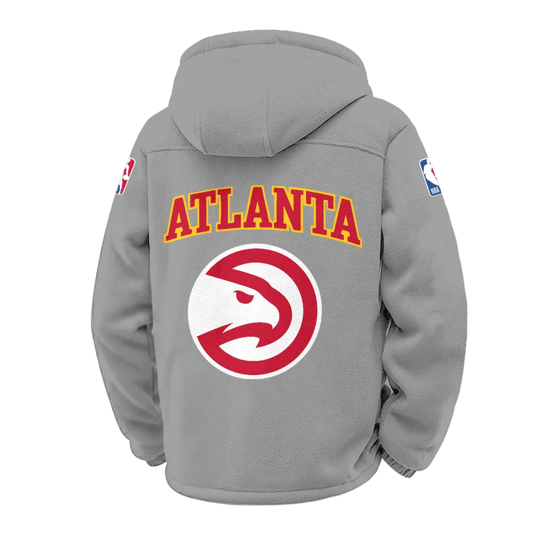 Court Energy Squad Winter Fleece Jacket, Thermal Winter Fleece HVN1432AH - Grey - Image 3