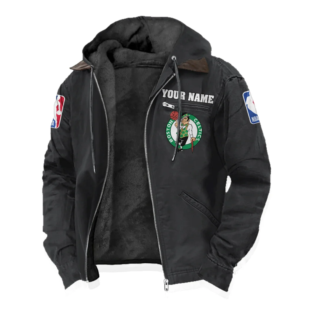 Classic Hoop Lifestyle Flannel Hoodie, Game Day Hooded Flannel HVN1432BC - Black - Image 2