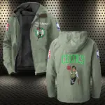 Classic Hoop Lifestyle Flannel Hoodie, Game Day Hooded Flannel HVN1432BC - Light Green