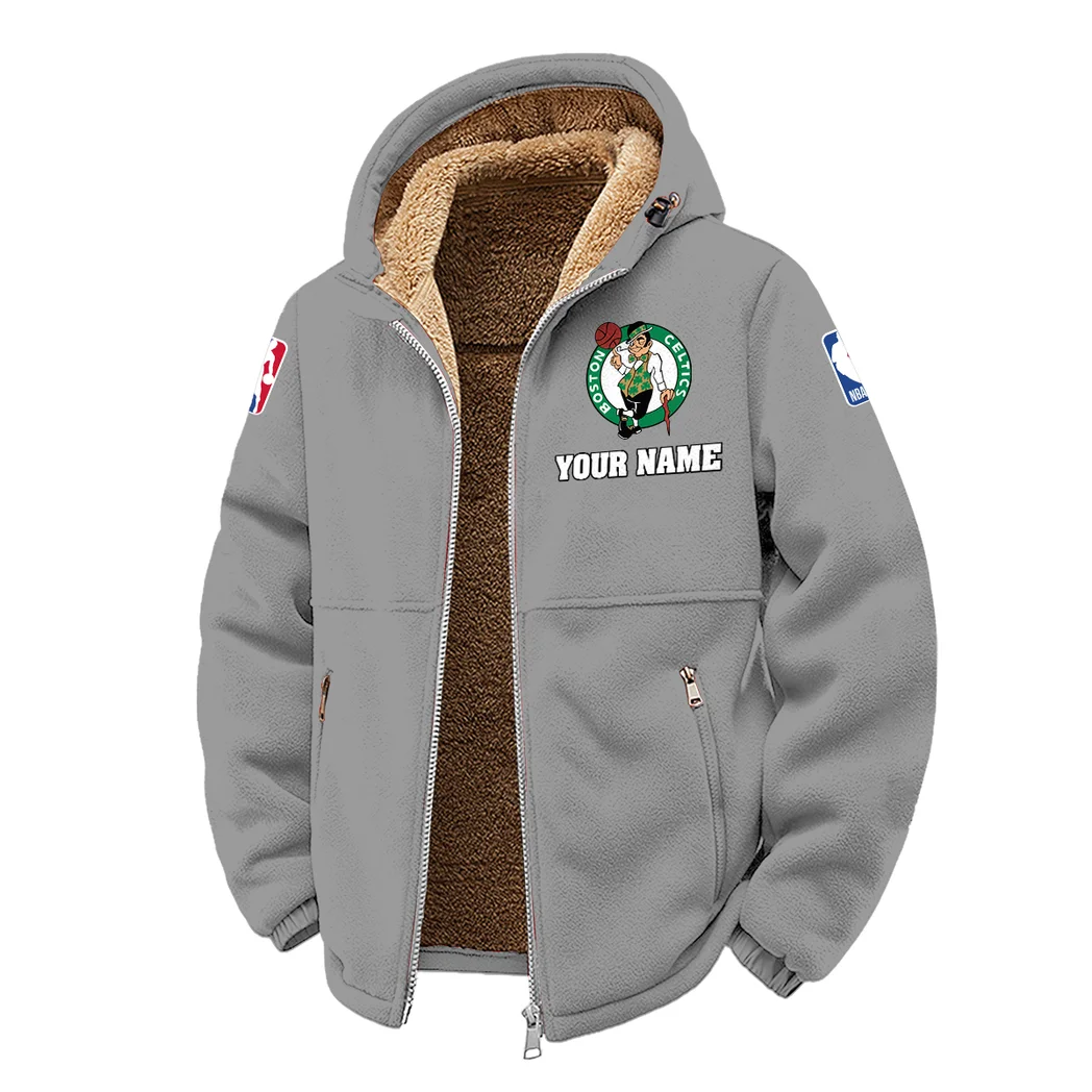 Classic Hoop Lifestyle Winter Fleece Jacket, Arctic Expedition Fleece HVN1432BC - Grey - Image 2