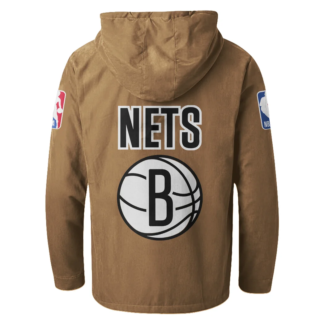 Loyal Fan Lifestyle Flannel Hoodie, Athletic Spirit Fan Hoodie HVN1432BN - Camel - Image 3