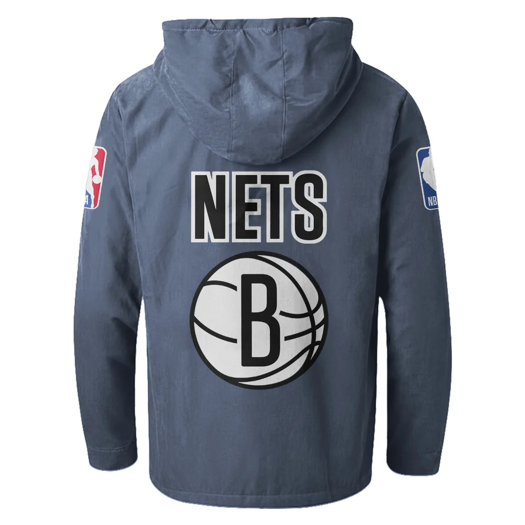 Loyal Fan Lifestyle Flannel Hoodie, Athletic Spirit Fan Hoodie HVN1432BN - Navy Blue - Image 3