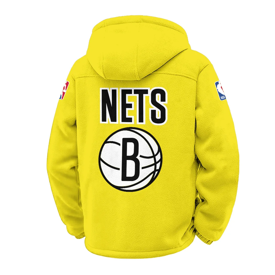 Loyal Fan Lifestyle Winter Fleece Jacket, Extreme Cold Fleece Coat HVN1432BN - Yellow - Image 3