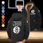 Loyal Fan Lifestyle Winter Fleece Jacket, Extreme Cold Fleece Coat HVN1432BN - Black