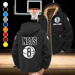 Loyal Fan Lifestyle Winter Fleece Jacket, Extreme Cold Fleece Coat HVN1432BN - Black