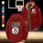 Loyal Fan Lifestyle Winter Fleece Jacket, Extreme Cold Fleece Coat HVN1432BN - Wine