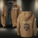 Hoop Nation Pride Flannel Hoodie, Fan Squad Flannel Hoodie HVN1432CC - Camel