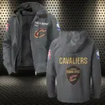 Hoop Nation Pride Flannel Hoodie, Fan Squad Flannel Hoodie HVN1432CC - Gray