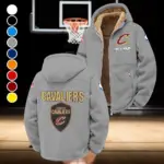 Hoop Nation Pride Winter Fleece Jacket, Deep Winter Comfort Fleece HVN1432CC - Grey