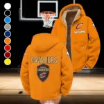 Hoop Nation Pride Winter Fleece Jacket, Deep Winter Comfort Fleece HVN1432CC - Orange