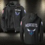 Rising Hoop Energy Flannel Hoodie, Stadium Ready Flannel Hoodie HVN1432CH - Black