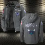 Rising Hoop Energy Flannel Hoodie, Stadium Ready Flannel Hoodie HVN1432CH - Gray