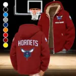 Rising Hoop Energy Winter Fleece Jacket, Insulated Sport Hoody HVN1432CH - Wine