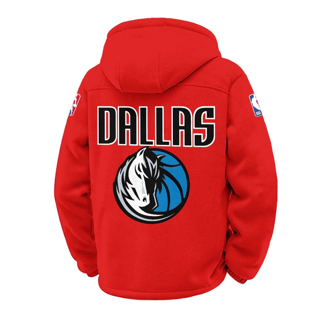 Rising Supporter Family Winter Fleece Jacket, Polar Climate Fleece HVN1432DM - Red - Image 3