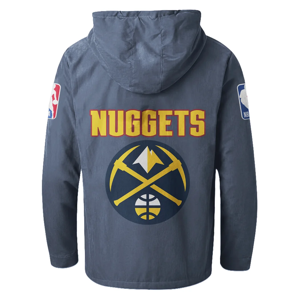 Everyday Game Pride Flannel Hoodie, Team Spirit Flannel Hoodie HVN1432DN - Navy Blue - Image 3