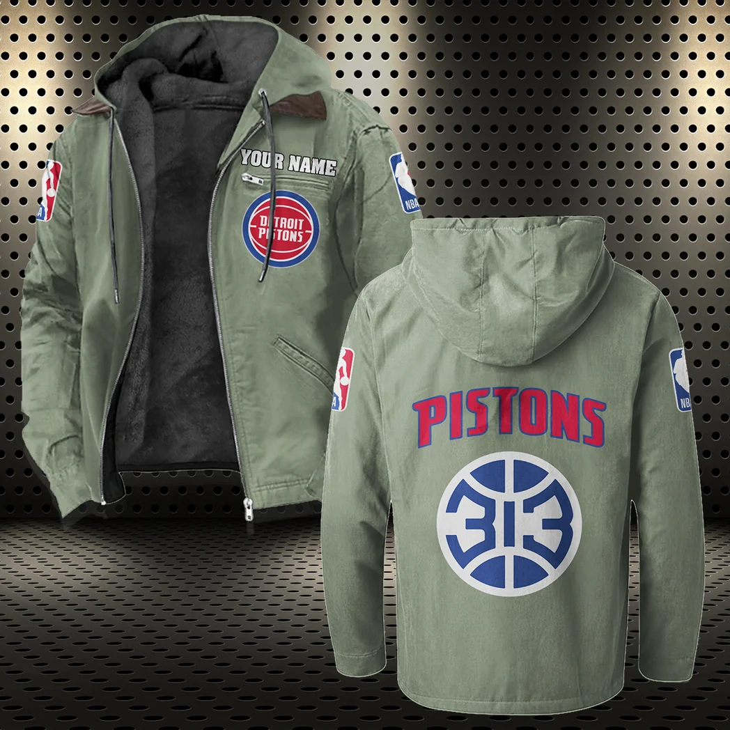 Streetwear Hoop Squad Flannel Hoodie, Street Style Sport Hoodie HVN1432DP - Light Green