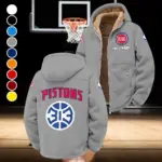 Streetwear Hoop Squad Winter Fleece Jacket, Superior Thermal Protection HVN1432DP - Grey