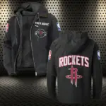 Sport Supporter Energy Flannel Hoodie, Cold Game Day Hoodie HVN1432HR - Black