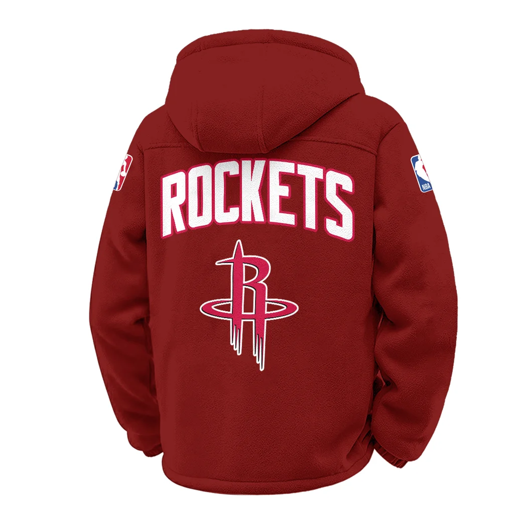 Sport Supporter Energy Winter Fleece Jacket, High-Performance Trail Jacket HVN1432HR - Wine - Image 3