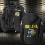 Everyday Court Lifestyle Flannel Hoodie, Supporter Spirit Hooded Flannel HVN1432IP - Black