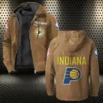 Everyday Court Lifestyle Flannel Hoodie, Supporter Spirit Hooded Flannel HVN1432IP - Camel