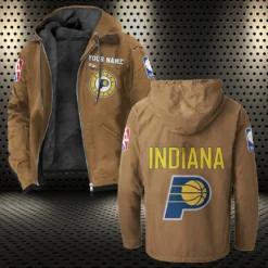 Everyday Court Lifestyle Flannel Hoodie, Supporter Spirit Hooded Flannel HVN1432IP - Camel