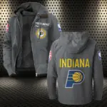 Everyday Court Lifestyle Flannel Hoodie, Supporter Spirit Hooded Flannel HVN1432IP - Gray