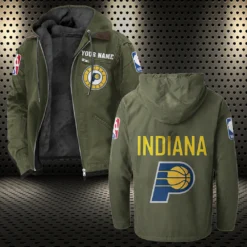 Everyday Court Lifestyle Flannel Hoodie, Supporter Spirit Hooded Flannel HVN1432IP - Green