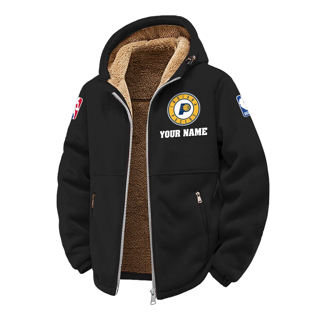 Everyday Court Lifestyle Winter Fleece Jacket, Dynamic Winter Training Top HVN1432IP - Black - Image 2