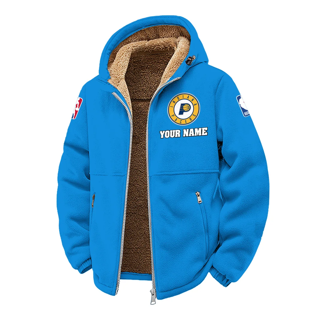 Everyday Court Lifestyle Winter Fleece Jacket, Dynamic Winter Training Top HVN1432IP - Cyan - Image 2