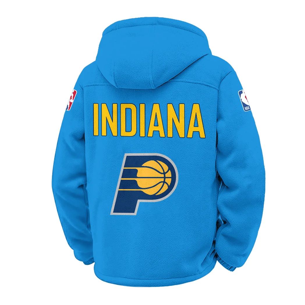 Everyday Court Lifestyle Winter Fleece Jacket, Dynamic Winter Training Top HVN1432IP - Cyan - Image 3