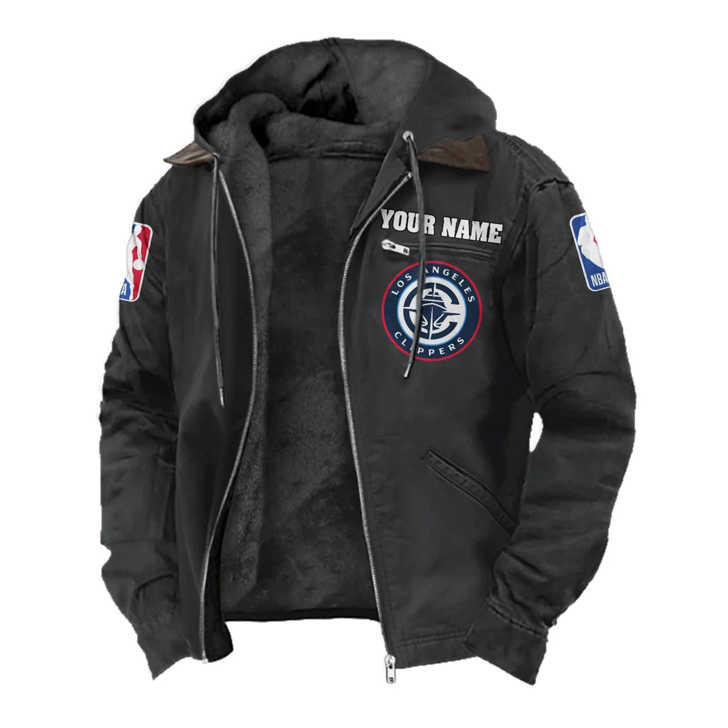 Game Ready Supporters Flannel Hoodie, Athletic Lifestyle Fan Hoodie HVN1432LA - Black - Image 2