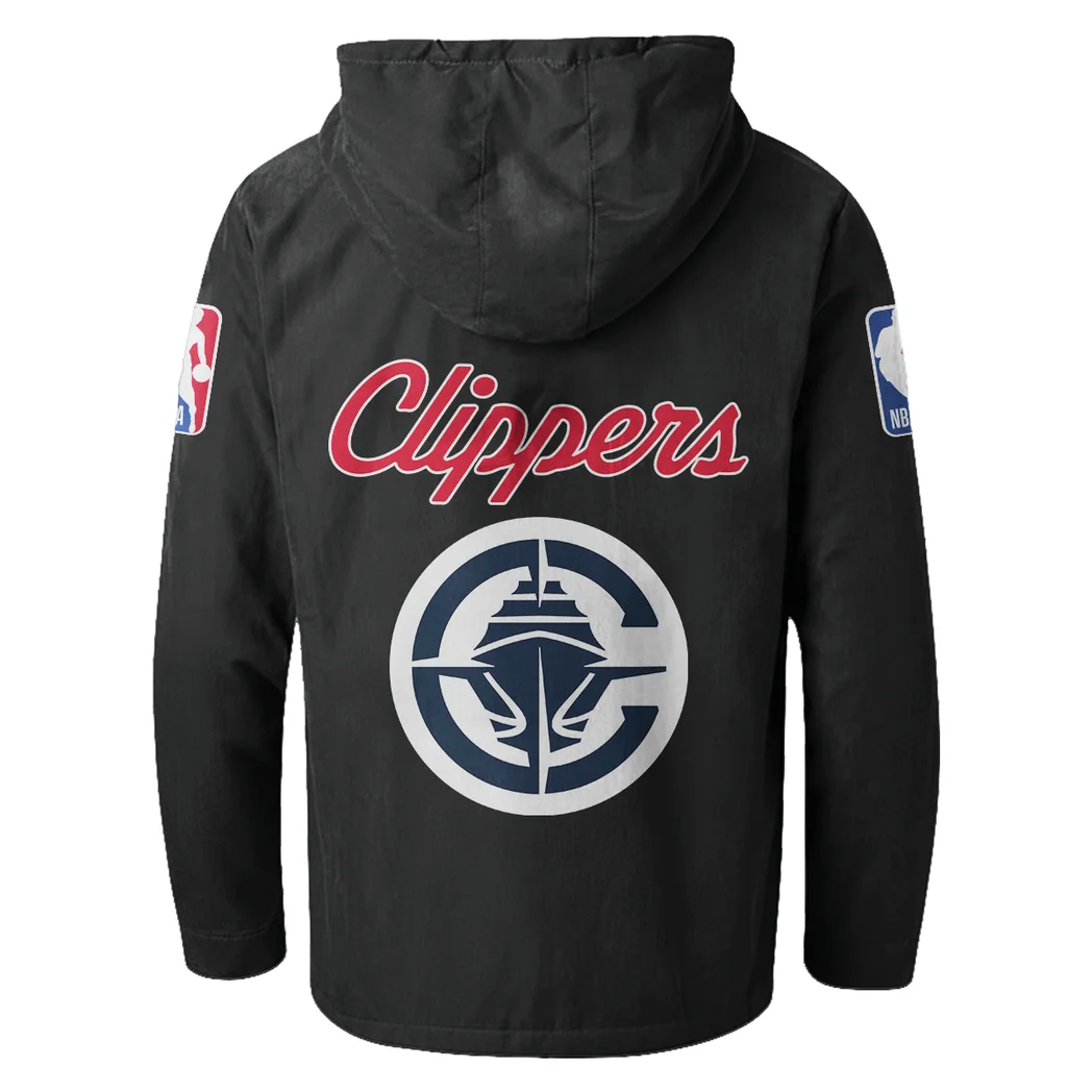 Game Ready Supporters Flannel Hoodie, Athletic Lifestyle Fan Hoodie HVN1432LA - Black - Image 3