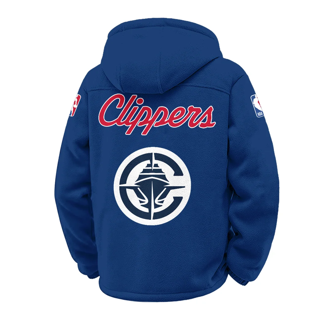 Game Ready Supporters Winter Fleece Jacket, Multi-Sport Winter Layer HVN1432LA - Navy - Image 3