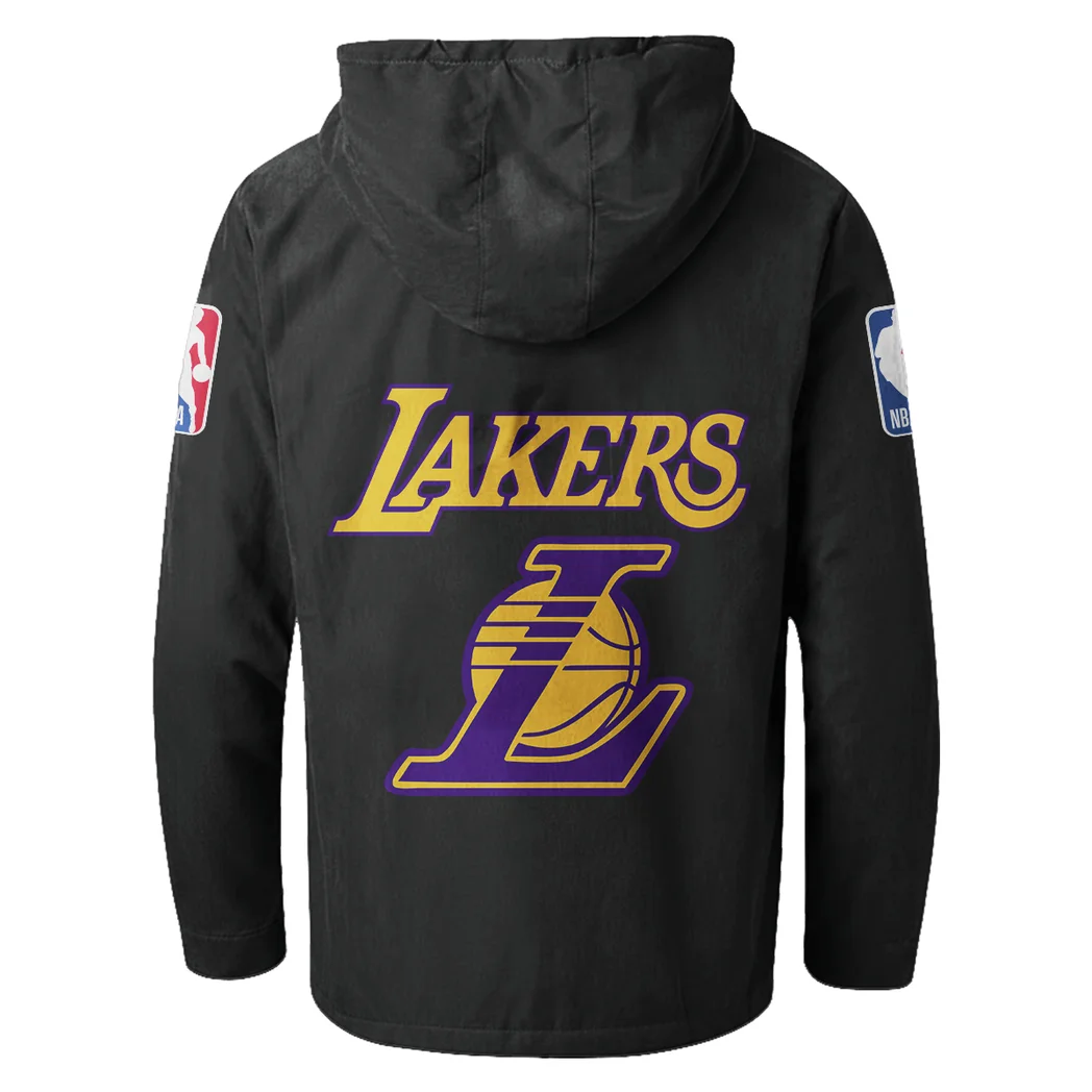 Hoop Passion Family Flannel Hoodie, Classic Flannel Sport Hoodie HVN1432LA - Black - Image 3