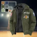 Hoop Passion Family Flannel Hoodie, Classic Flannel Sport Hoodie HVN1432LA - Green