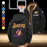 Hoop Passion Family Winter Fleece Jacket, Technical Mid-Layer Jacket HVN1432LA - Black