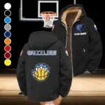 Athletic Fan Pride Winter Fleece Jacket, Snow-Ready Active Fleece HVN1432MG - Black