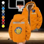 Athletic Fan Pride Winter Fleece Jacket, Snow-Ready Active Fleece HVN1432MG - Orange