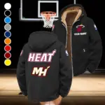 Everyday Basketball Lifestyle Winter Fleece Jacket, All-Mountain Sport Jacket HVN1432MH - Black