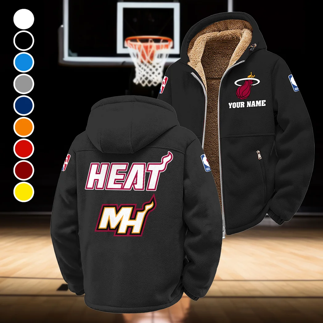 Everyday Basketball Lifestyle Winter Fleece Jacket, All-Mountain Sport Jacket HVN1432MH - Black