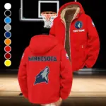 True Hoop Lifestyle Winter Fleece Jacket, Cross-Training Thermal Zip HVN1432MT - Red